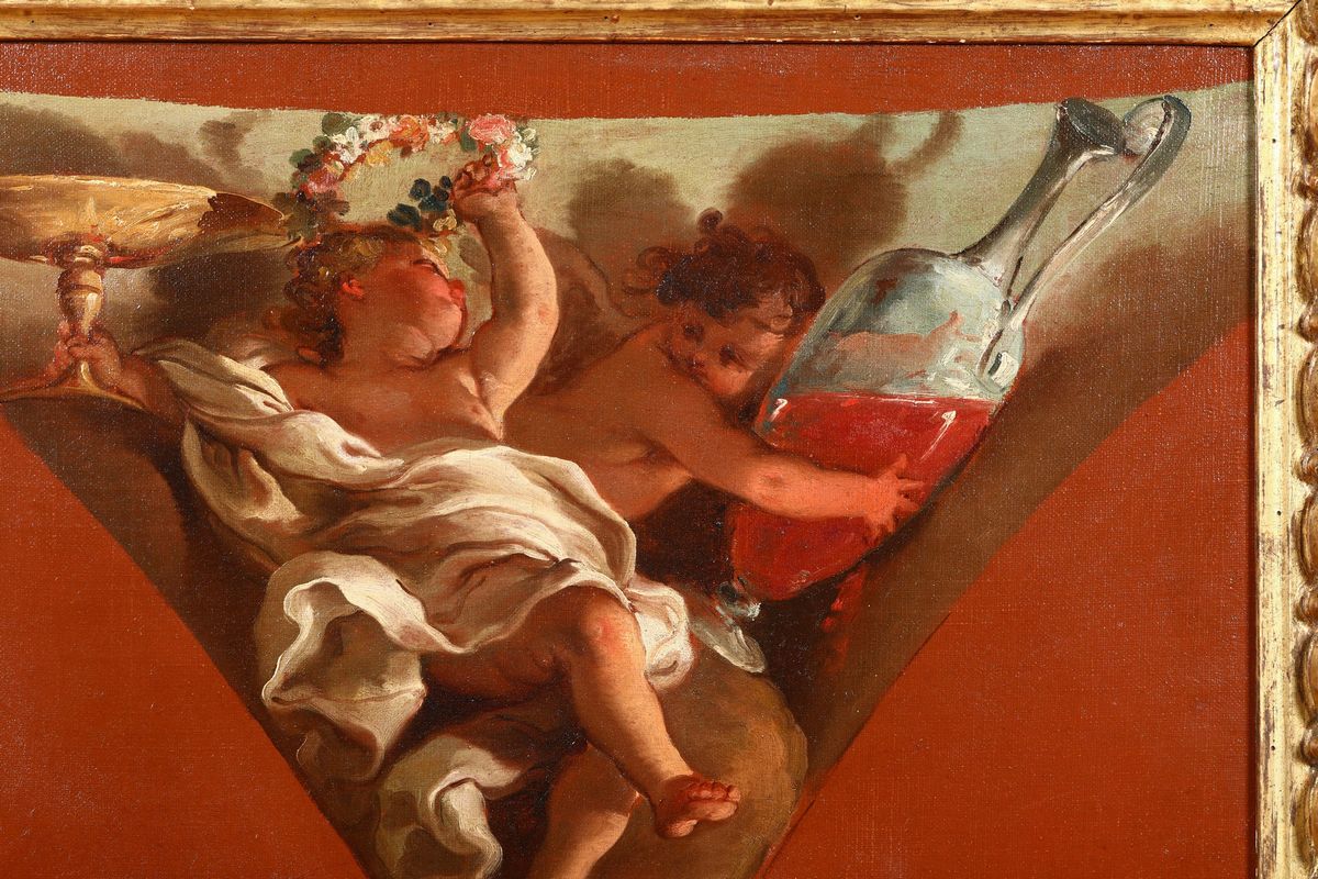 Gaetano Gandolfi (bologna 1734 - 1802)putti che Giocano