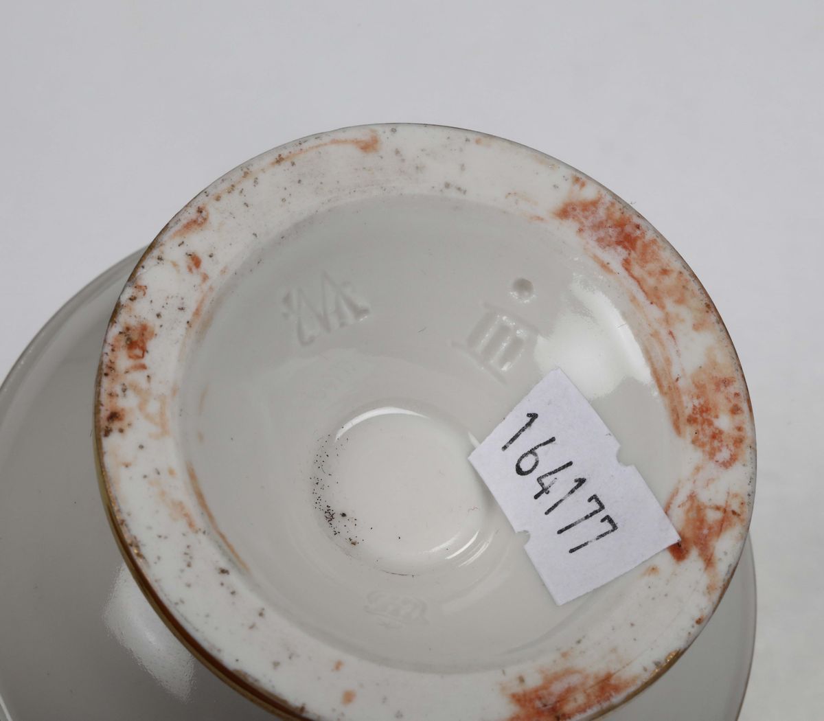 Tazza con Piattino Germania, Nymphenburg, Metà del XIX Secolo