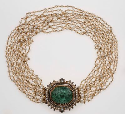 Collana a Più Fili di Perle