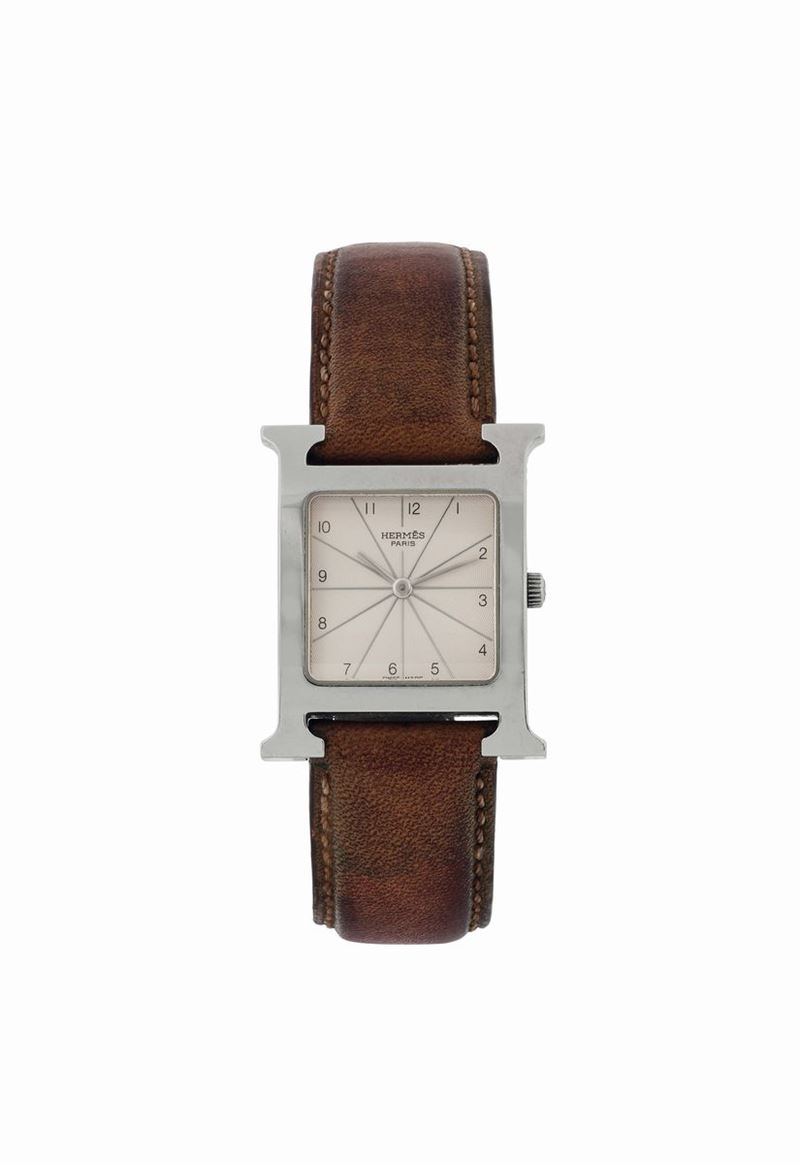 Hermes, stainless steel lady's quartz wristwatch. Made 1969  - Auction Watches and Pocket Watches - Cambi Casa d'Aste