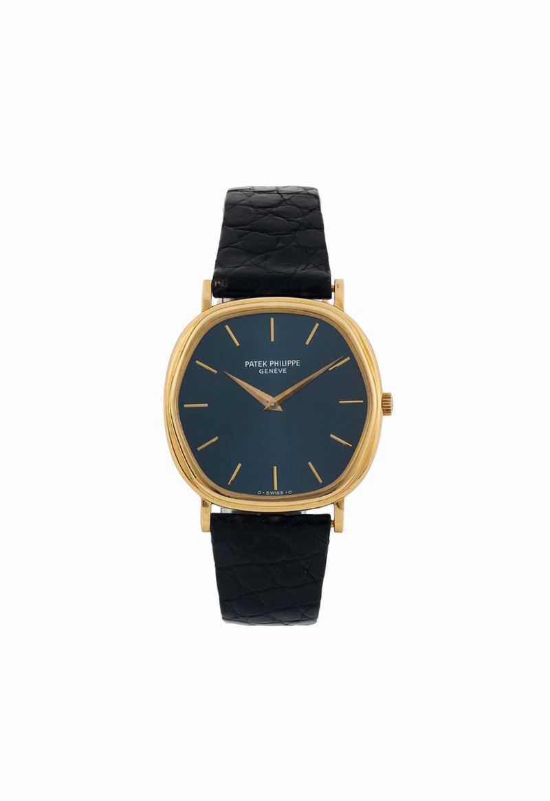 PATEK PHILIPPE, Ref. 3861, self winding, exagonal shaped, 18K yellow gold wristwatch with gold Patek Philippe buckle. Made circa 1980  - Auction Watches and Pocket Watches - Cambi Casa d'Aste