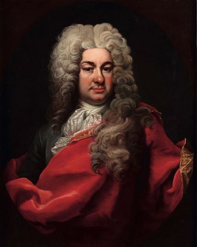 Giovanni Maria delle Piane Detto il Mulinaretto (genova 1660 - Monticelli 1745)ritratto di Gentil...