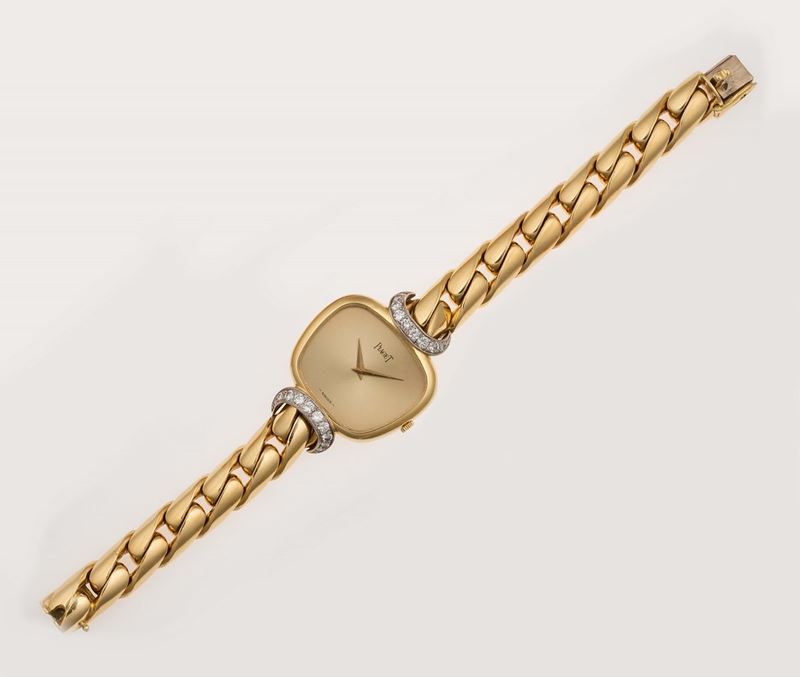 Lady's diamond wristwatch, Piaget  - Auction Fine Jewels - II - Cambi Casa d'Aste