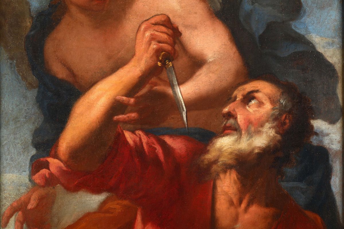 Antonio Molinari (venezia 1655-1704)agar e L’angelo Sacrificio di Isacco
