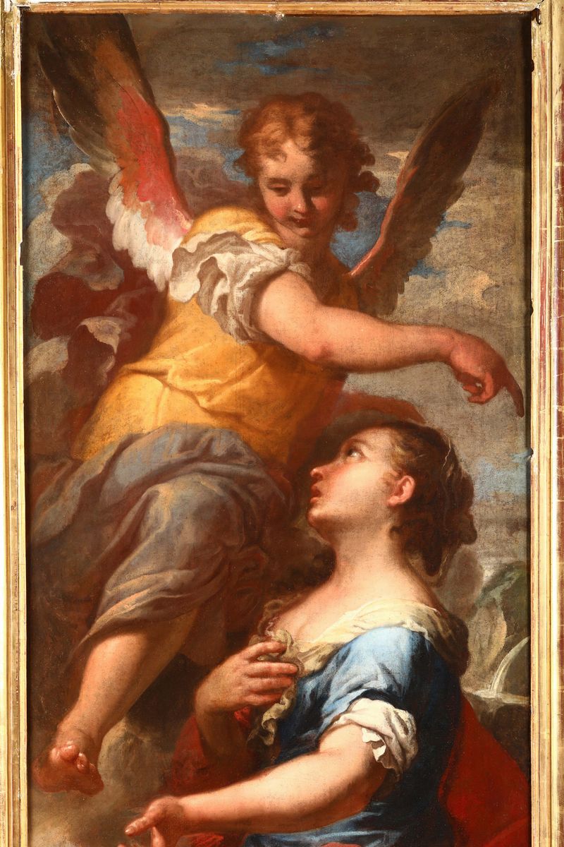 Antonio Molinari (venezia 1655-1704)agar e L’angelo Sacrificio di Isacco