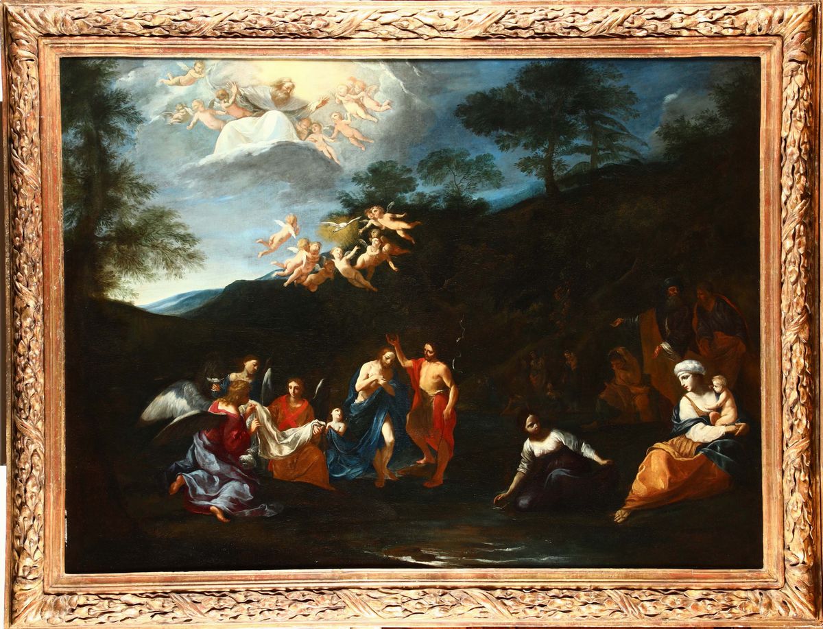 Scuola Bolognese del XVII Secolobattesimo di Cristo