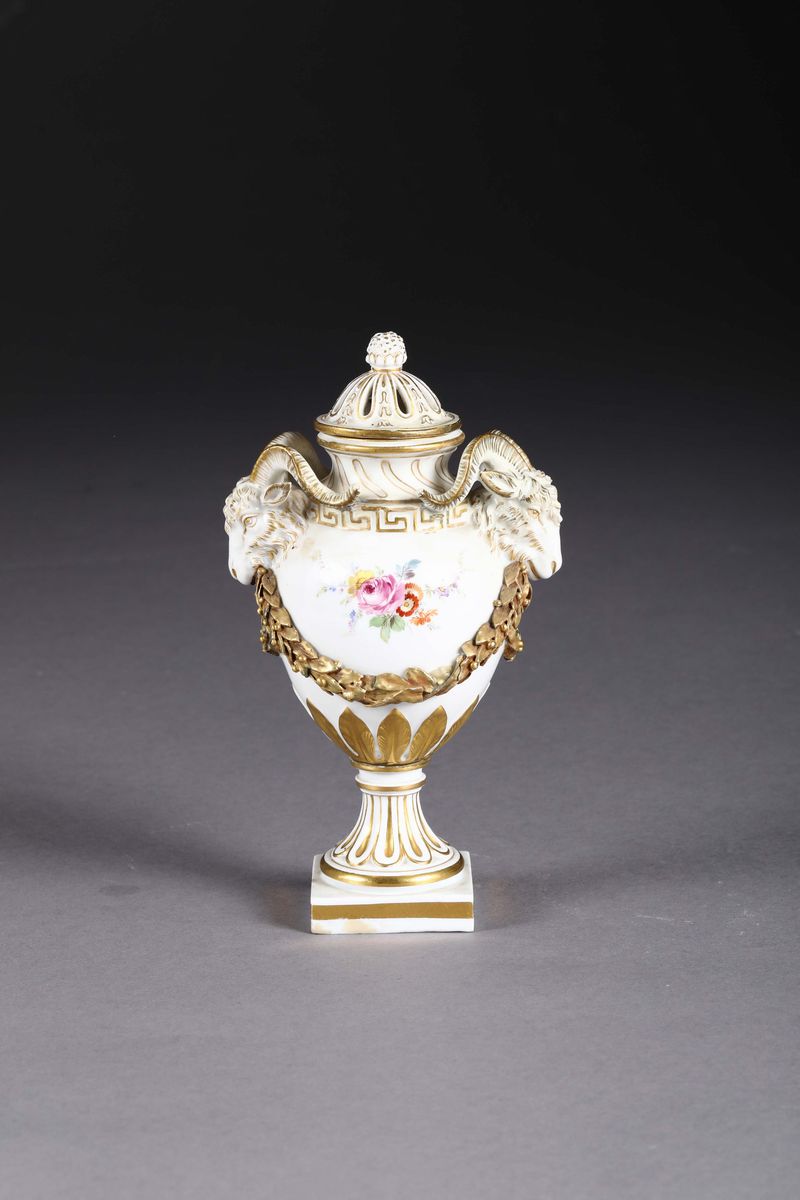 Vaso Bruciaprofumi Meissen,inizio del XX Secolo