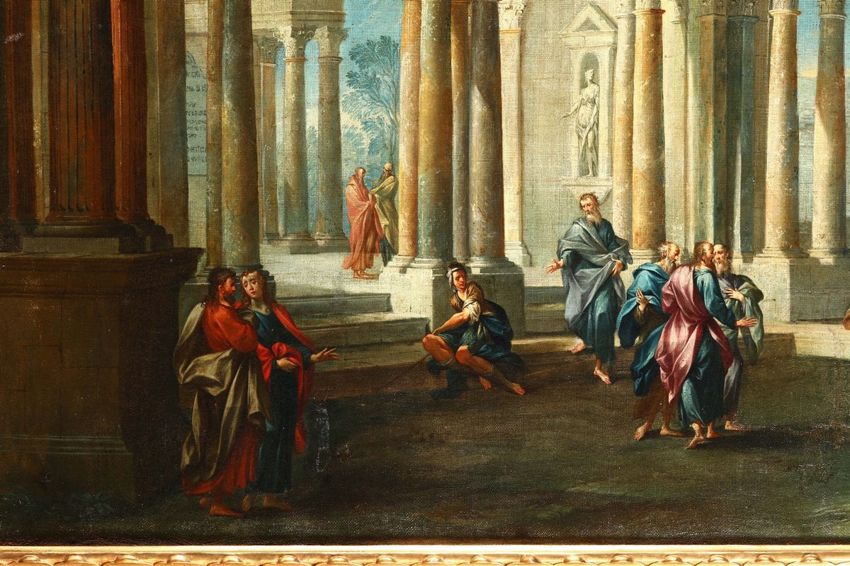 Vittorio Maria Bigari (bologna 1692-1776)la Guarigione del Cieco