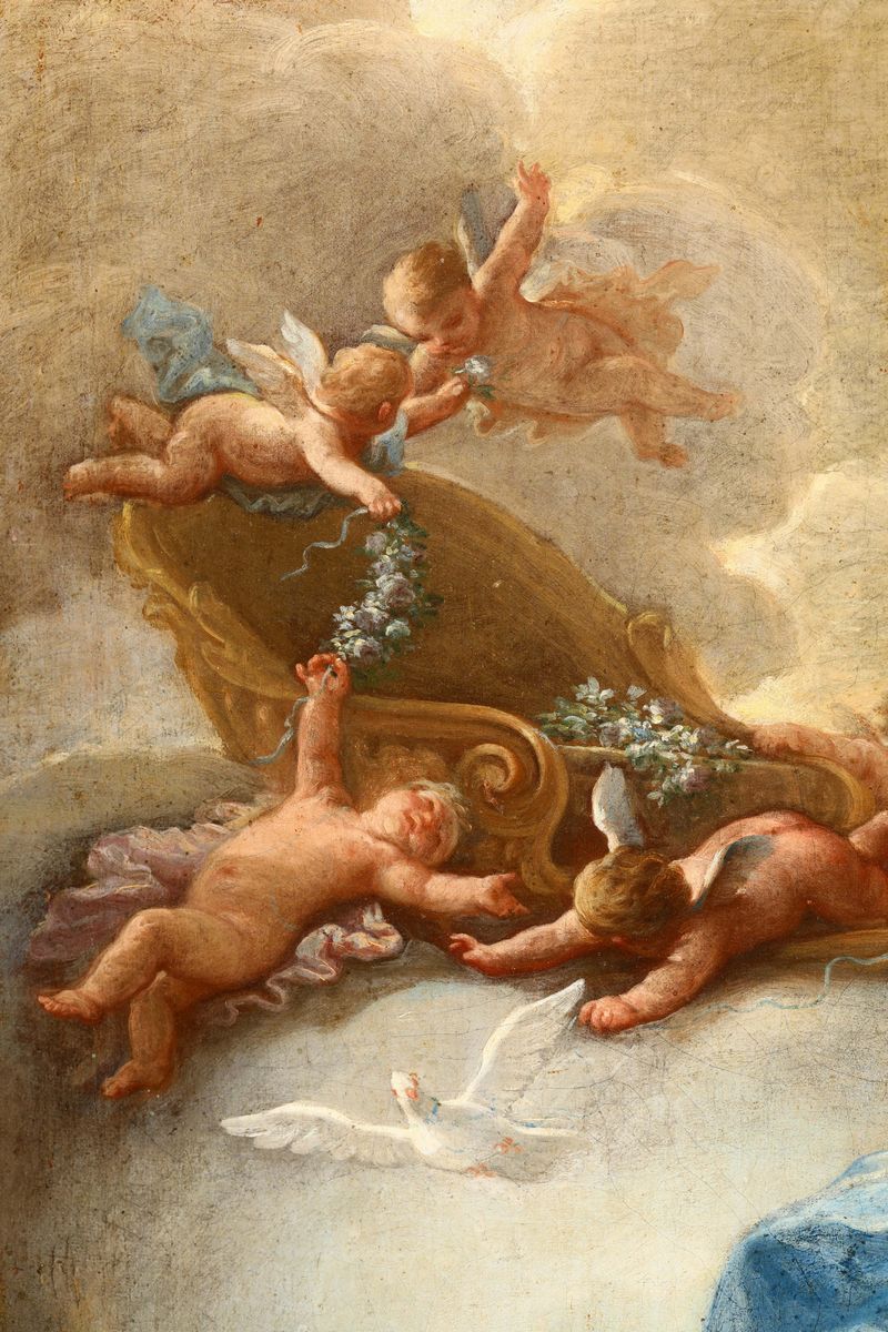 Paolo De Matteis (napoli 1662 - 1728)il Giudizio di Paride Bacco e Arianna