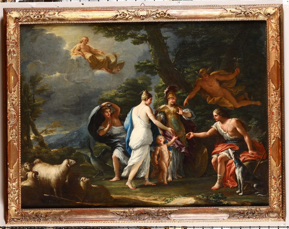 Paolo De Matteis (napoli 1662 - 1728)il Giudizio di Paride Bacco e Arianna
