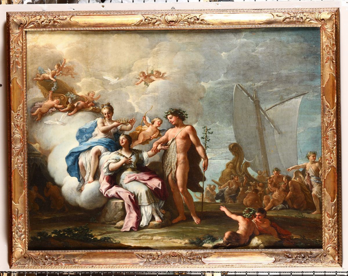 Paolo De Matteis (napoli 1662 - 1728)il Giudizio di Paride Bacco e Arianna