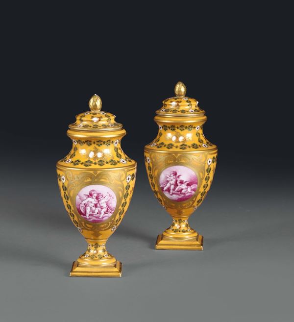 Coppia di vasi Francia, fine XIX secolo