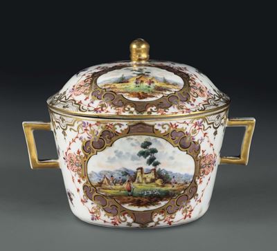 Tazza da Brodo Dresda, Bottega di Helena Wolfsohn, Fine del XIX Secolo