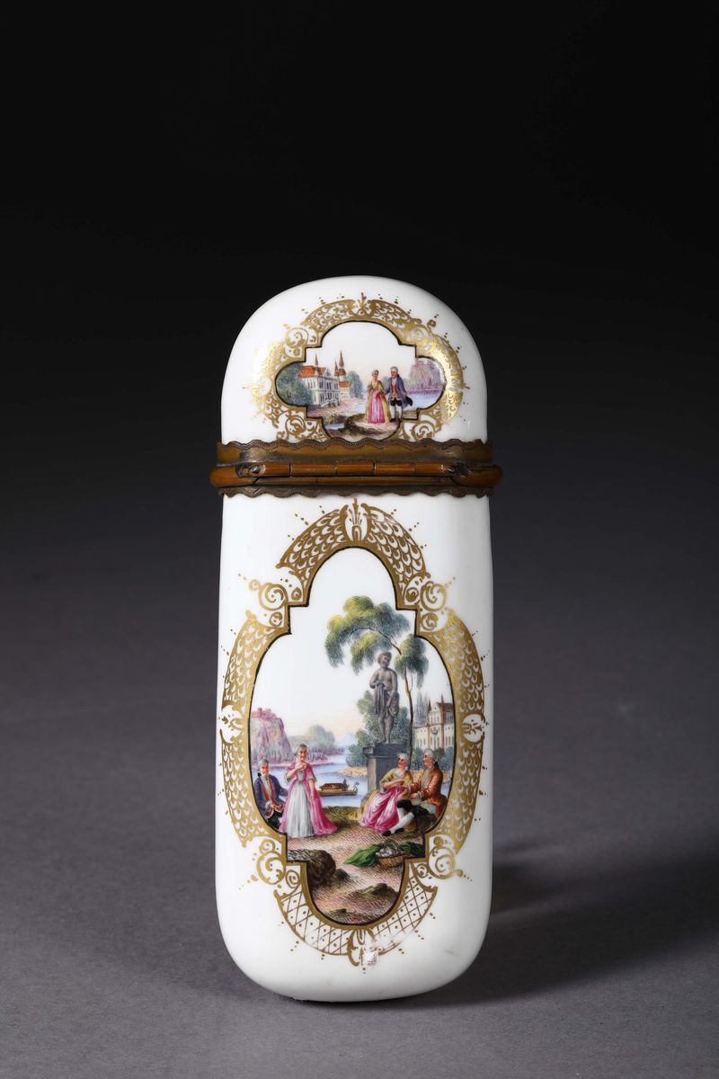 Astuccio Probabilmente Meissen, XIX Secolo
