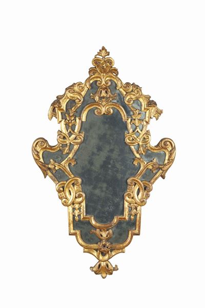 Quattro Ventoline Luigi XV Dorate, Piemonte XVIII Secolo
