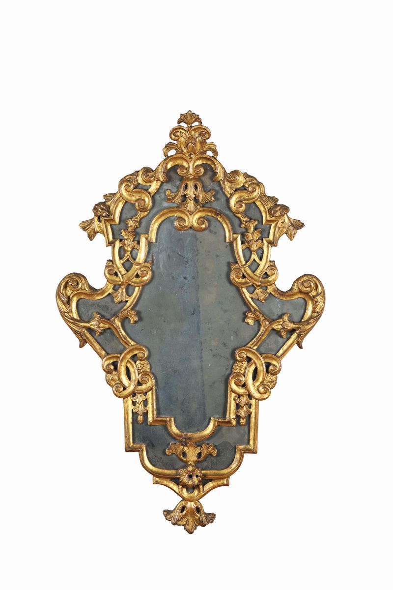 Quattro Ventoline Luigi XV Dorate, Piemonte XVIII Secolo