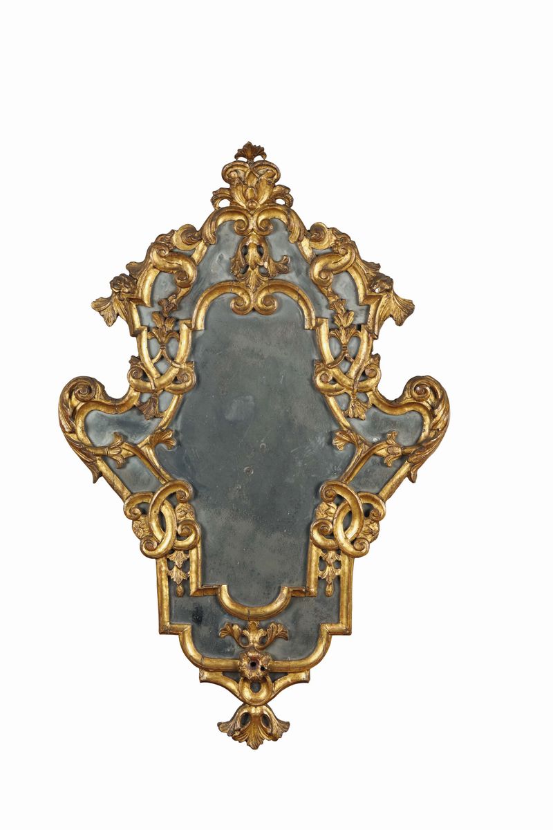 Quattro Ventoline Luigi XV Dorate, Piemonte XVIII Secolo