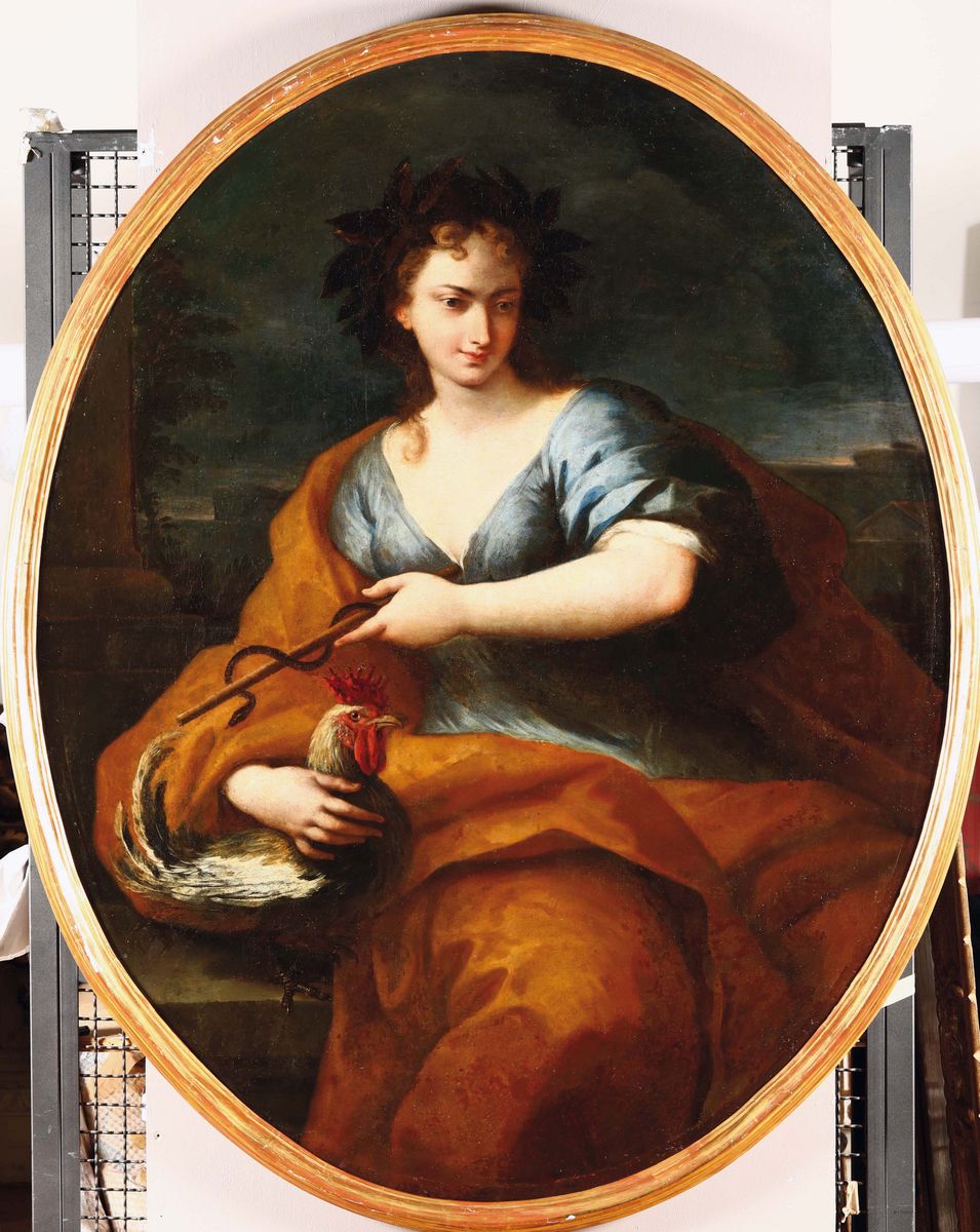 Paolo De Matteis (napoli 1662-1728)coppia di Figure Allegoriche