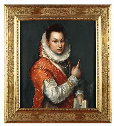Lavinia Fontana (bologna 1552 - Roma 1614)ritratto di Gentildonna