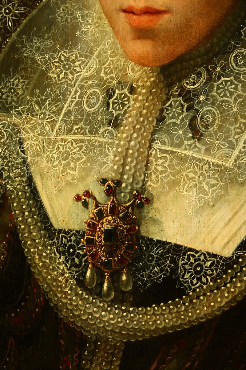 Paulus Moreelse (utrecht 1571-1638)ritratto Femminile