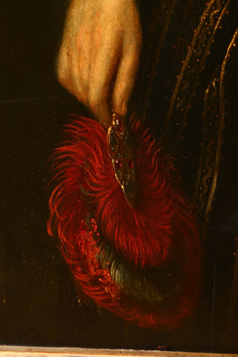 Paulus Moreelse (utrecht 1571-1638)ritratto Femminile