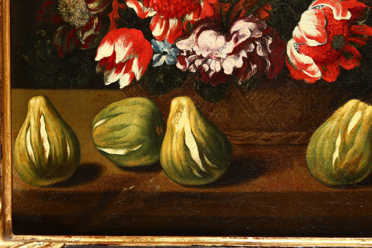 Scuola Toscana del XVIII Secolonatura Morta con Cesto di Fiori Natura Morta con Cesto di Fiori, F...