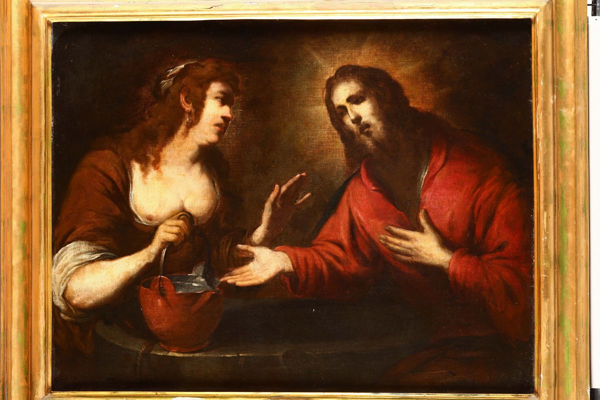 Scuola Genovese del XVII Secolocristo e la Samaritana