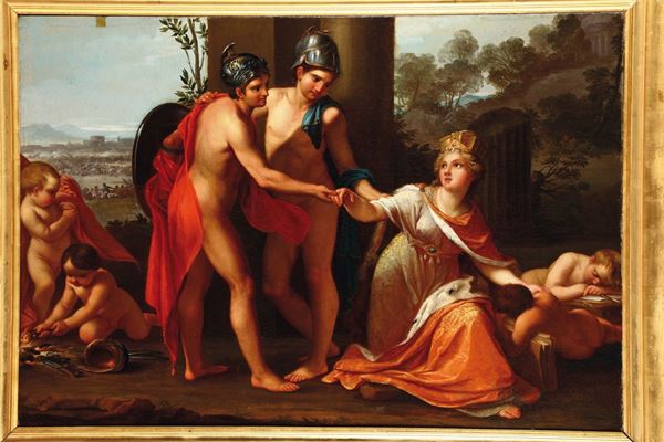 Mythological episode. Italian school of the late 18th century Episodio mitologico