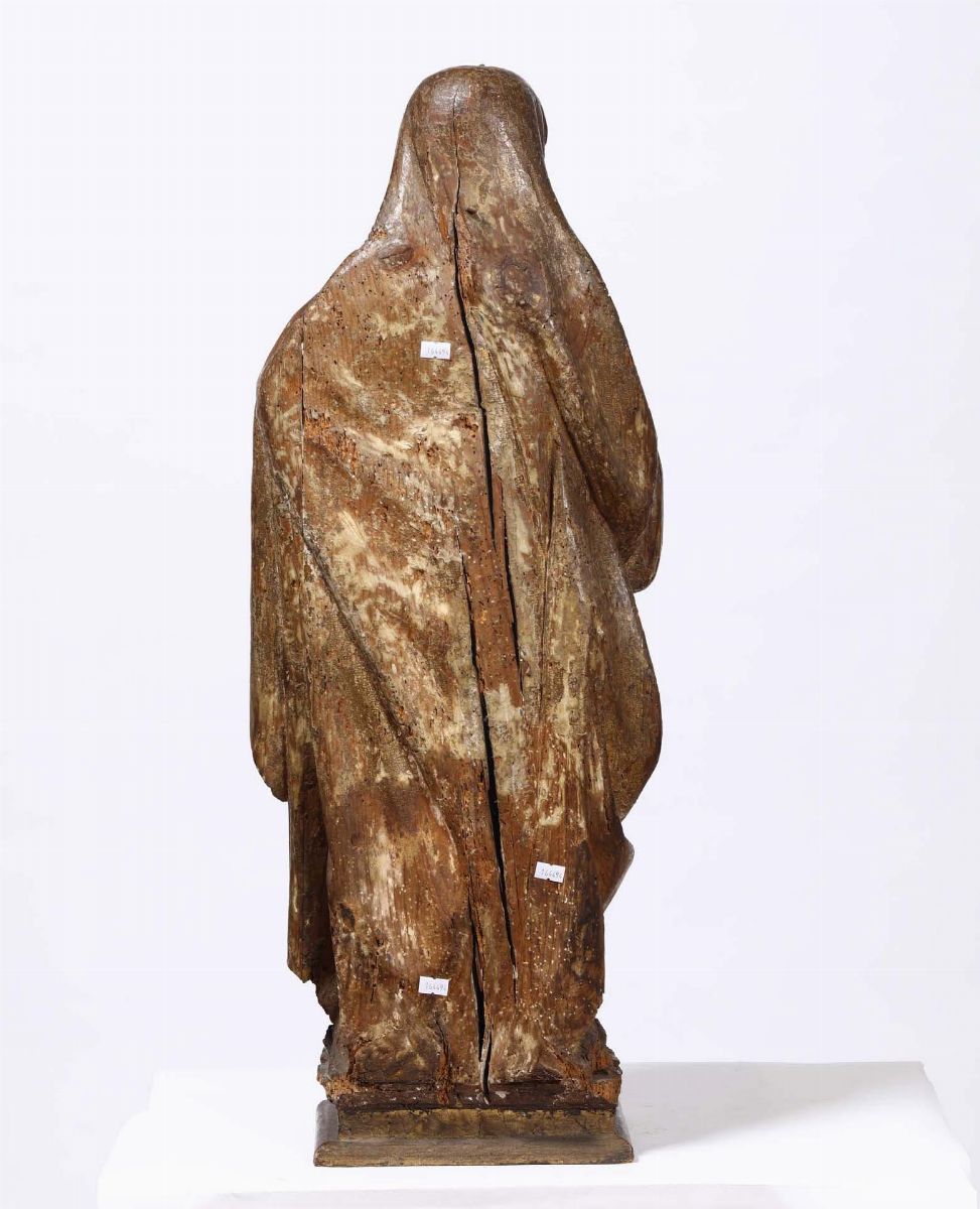 S.anna in Legno Dorato e Policromo. Arte Rinascimentale, Lombardia o Veneto XV-XVI Secolo