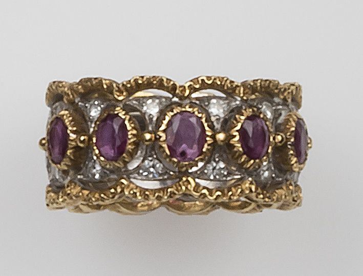 Ruby and gold ring  - Auction Fine Jewels - II - Cambi Casa d'Aste