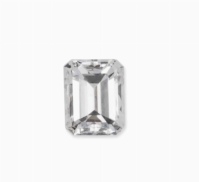 Unmounted emerald-cut diamond weighing 1.18 carats  - Auction Fine Jewels - II - Cambi Casa d'Aste