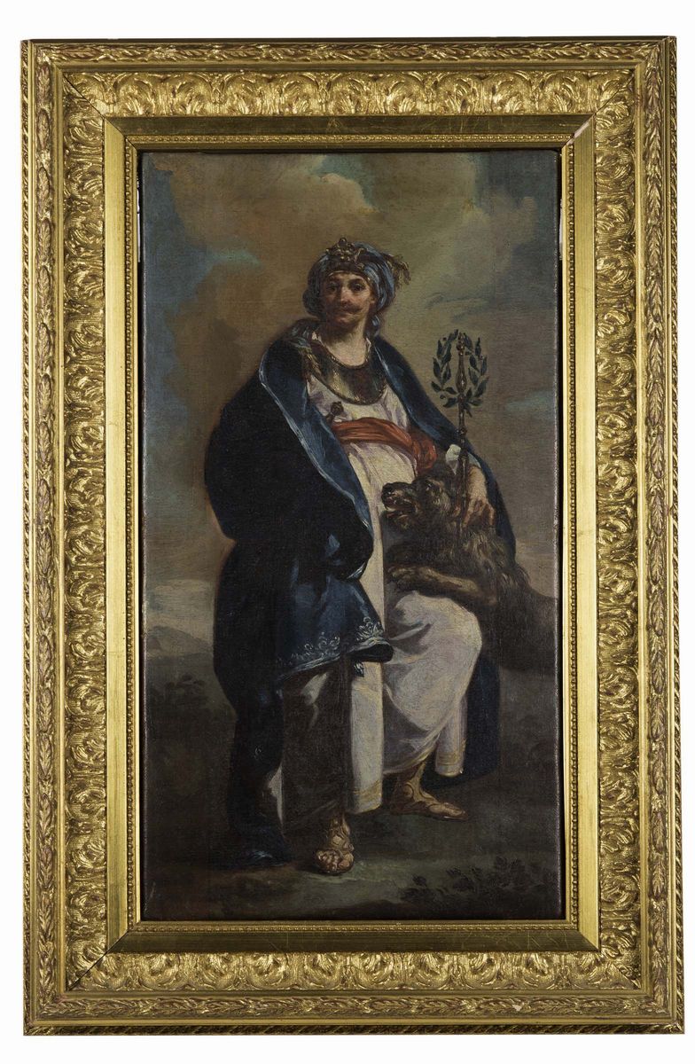 Carlo Francesco Beaumont (torino 1649-1766)personaggio Turco con Leone