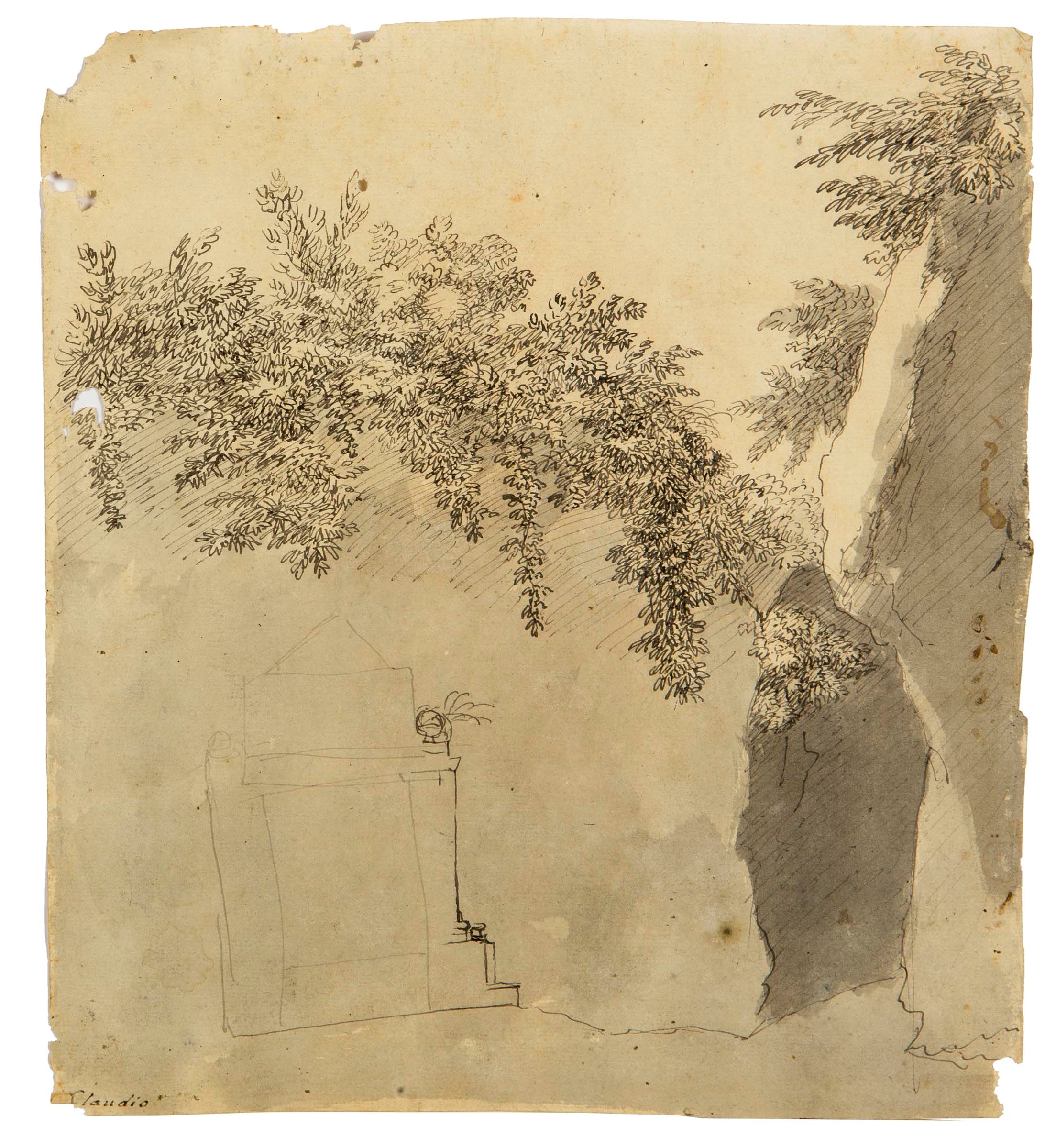 Scuole tra il XVII e il XIX secolo, Tredici disegni di paesaggi e capricci con architetture