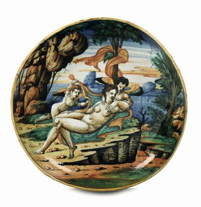 Coppa Urbino, Probabile Bottega dei Lanfranco, Metà del XVI Secolo