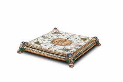 Presentatoio per Calamaio Urbino, Bottega dei Fontana (orazio ?) Ultimo Quarto del XVI Secolo