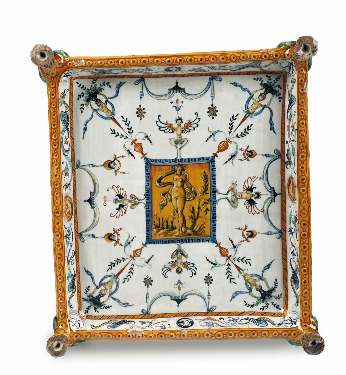 Presentatoio per Calamaio Urbino, Bottega dei Fontana (orazio ?) Ultimo Quarto del XVI Secolo