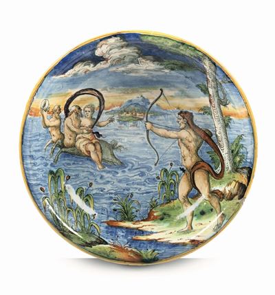 Coppa Urbino o Pesaro, Bottega della Metà del XVI Secolo