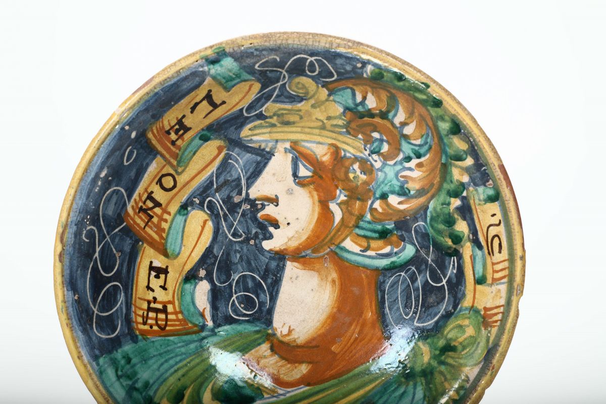 Piatto Alto Lazio, Bottega della Fine del XVI Inizi del XVII Secolo