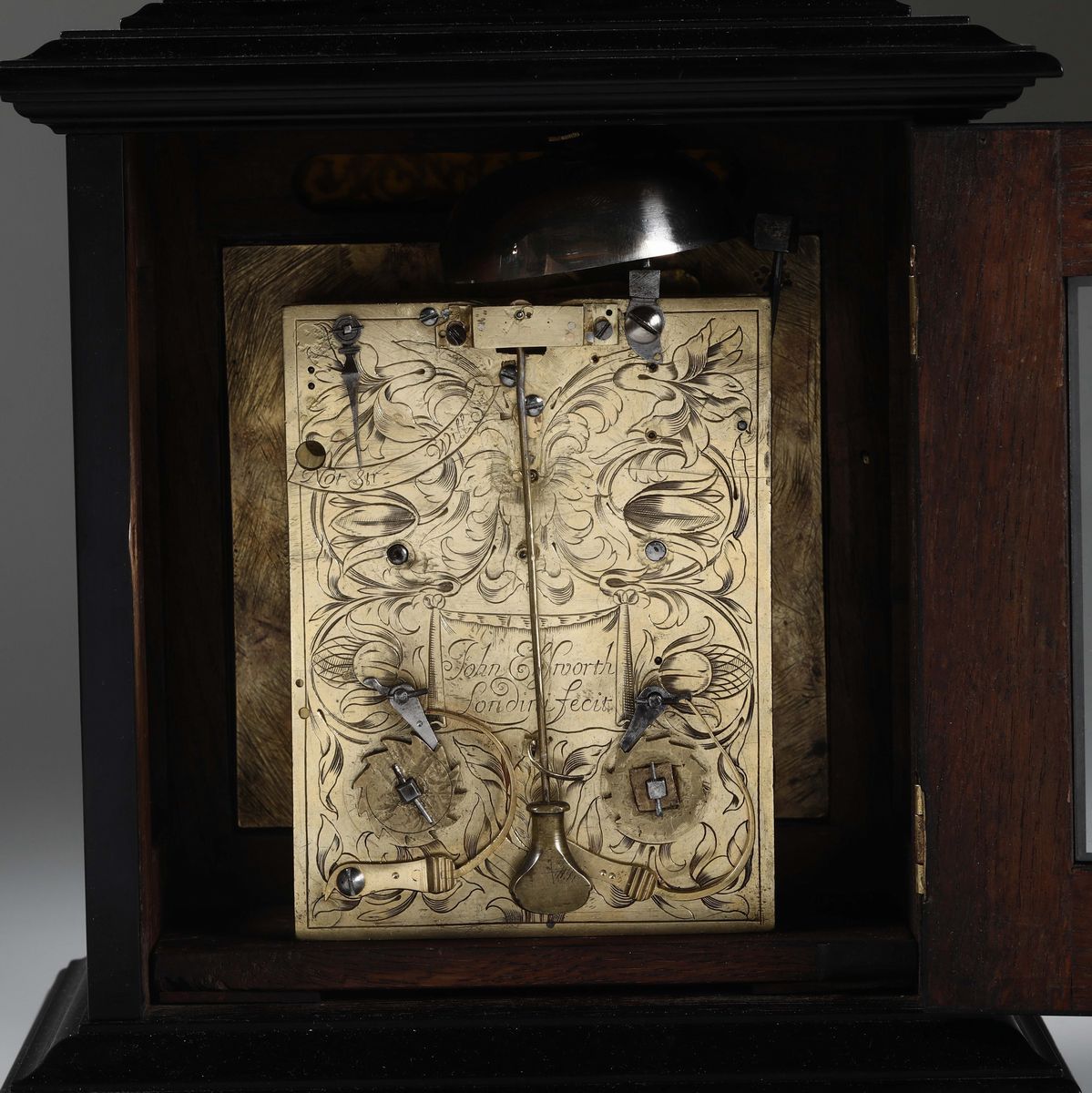 Orologio Bracket, Inghilterra, John Ebsworth Londini Fecit, XVII Secolo