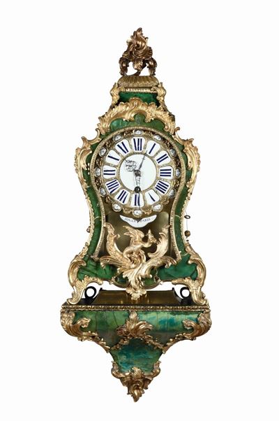 Orologio in Corno Verde, Francia, Jolly a Paris, XVIII Secolo