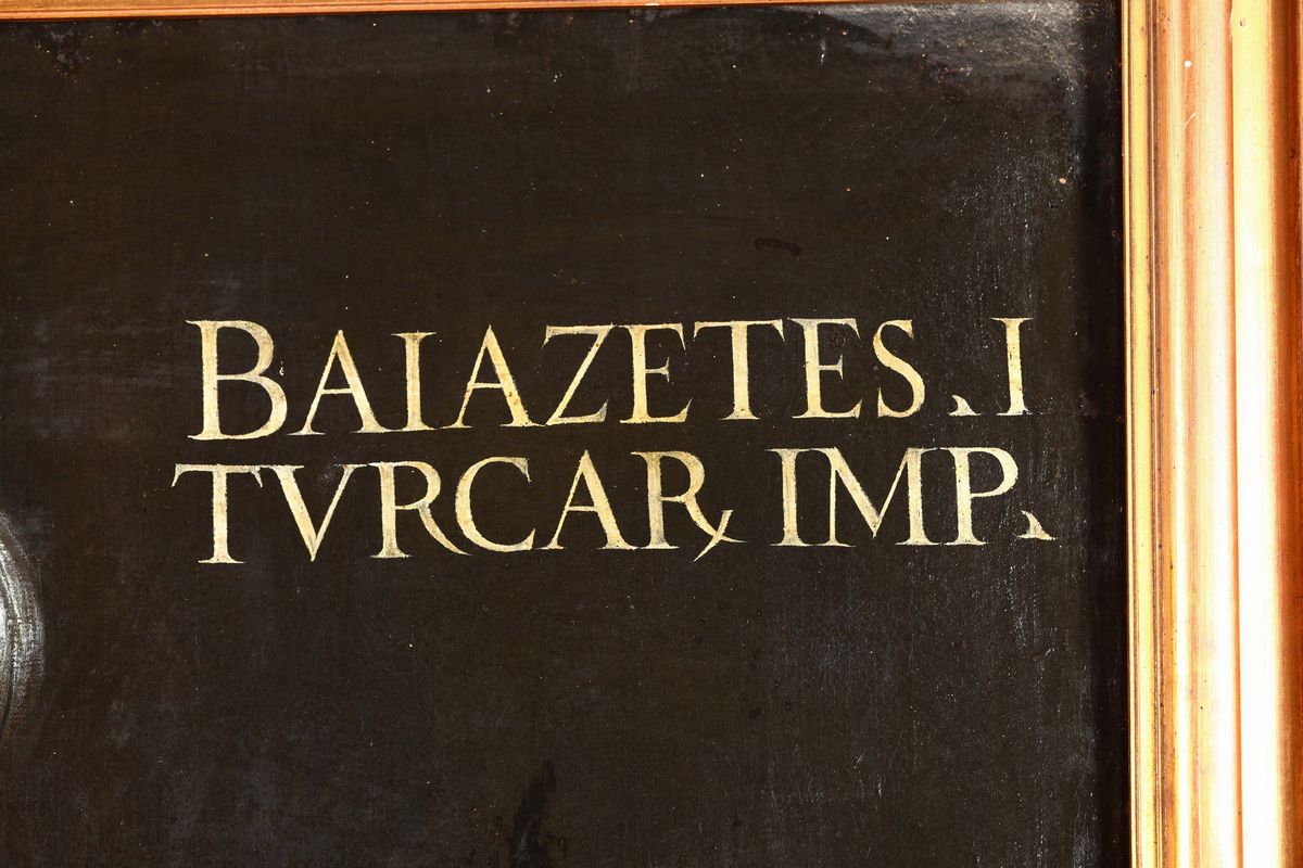 Scuola Veneta Dell’inizio del XVII Secolofigura di Cavaliere di Malta Imperatore Turco Baiazetes ...