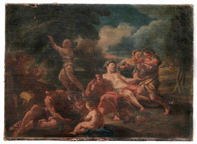 Corrado Giaquinto (Molfetta 1703 - Napoli 1765) Baccanale  - Asta Dipinti Antichi - I - Cambi Casa d'Aste