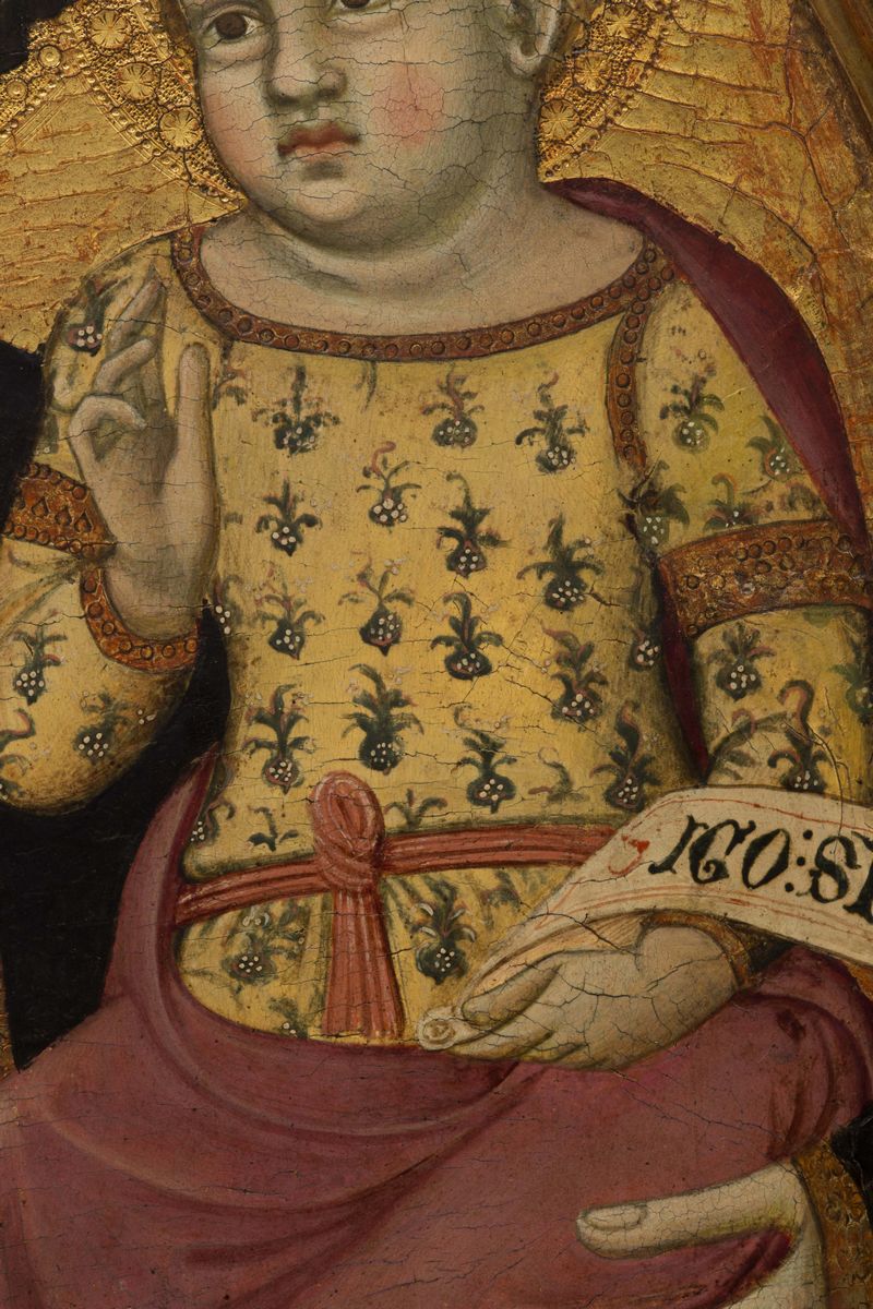 Cristoforo di Bindoccio (siena 1361-1407) e Meo di Pero (1356-1407)madonna con Bambino