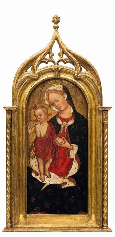 Zanino di Pietro (bologna 1389 - Venezia 1443)madonna con Bambino