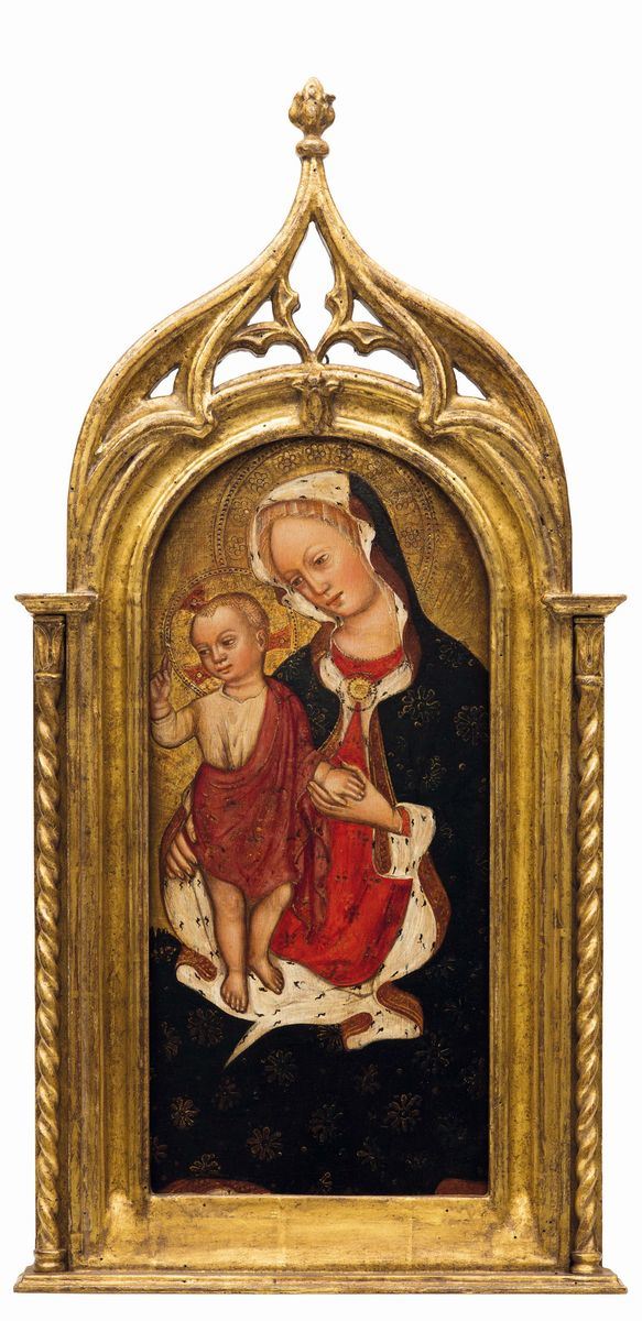 Zanino Di Pietro (Bologna 1389 - Venezia 1443) Madonna con Bambino