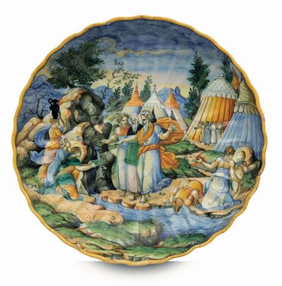 Coppa (crespina) Urbino, Prob. Bottega dei Fontana del Terzo Quarto del XVI Secolo