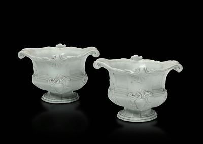 Coppia di Rinfresca Bottiglie Doccia, Manifattura di Carlo Ginori, 1750 - 1760