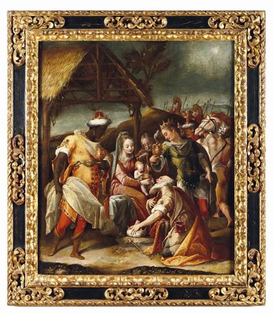 Scuola Bolognese della Fine del XVI Secoloadorazione dei Magi