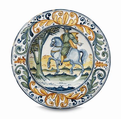 Piatto Laterza (?), Bottega della Metà del XVII Secolo