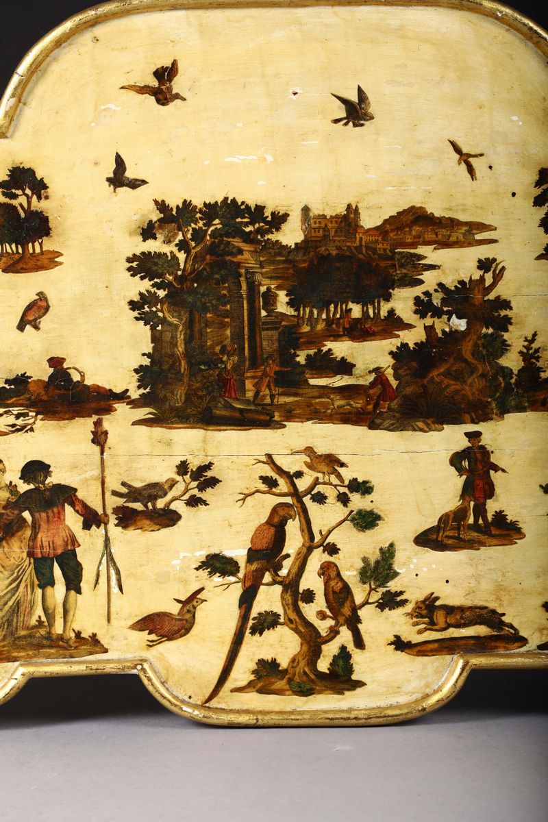 Pannello con Decorazione Ad Arte Povera, Venezia XVIII Secolo